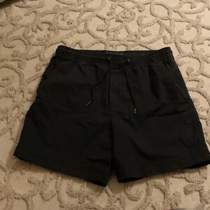 American Eagle Outfitters Black Flex lived-in Trekker Shorts Size S